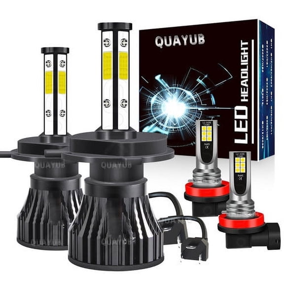 Faros LED High / Low Beams + luces antiniebla For Hyundai Accent 2000-2017
