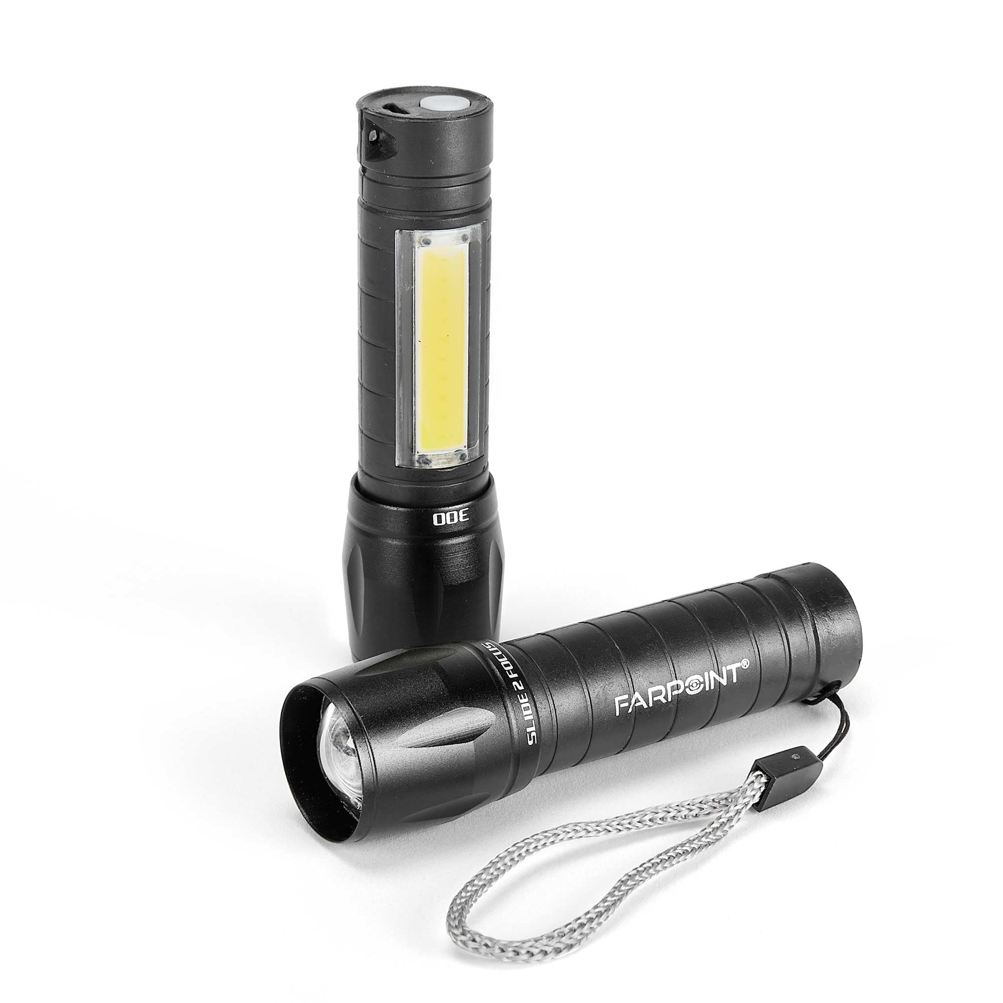 Farpoint Rechargeable Weatherproof Flashlight - 2 Pack - Walmart.com