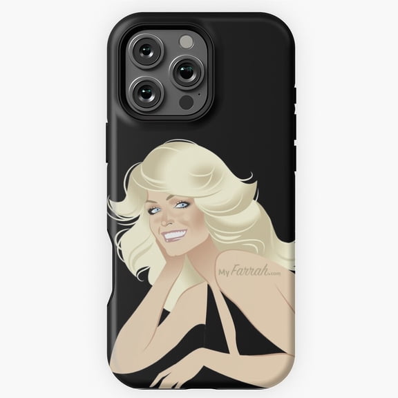 Farrah Fawcett Black Dress Angels Phone Case for iPhone 16 15 14 13 12 11 Pro Max