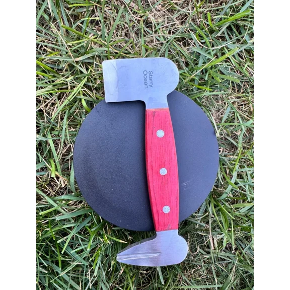 Farrier Hoof Buffer Stainless Steel with Special Handle, Antique Clinch Cutter for Horse Hoof Care