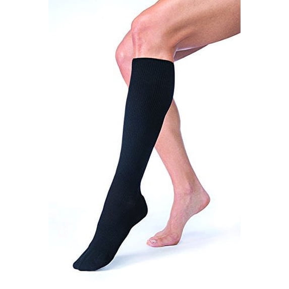 FarrowHybrid ADI ADII Liner/Sock, Foot Compression, BSN Jobst FarrowMed (Class1-Wide/Med, Black)