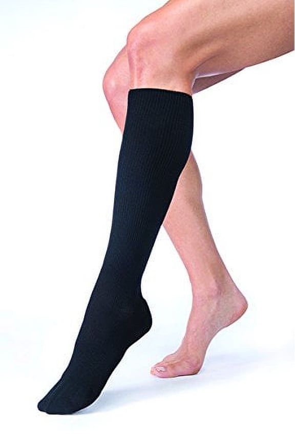 FarrowHybrid ADI ADII Liner/Sock, Foot Compression, BSN Jobst FarrowMed (Class1-Wide/Med, Black)