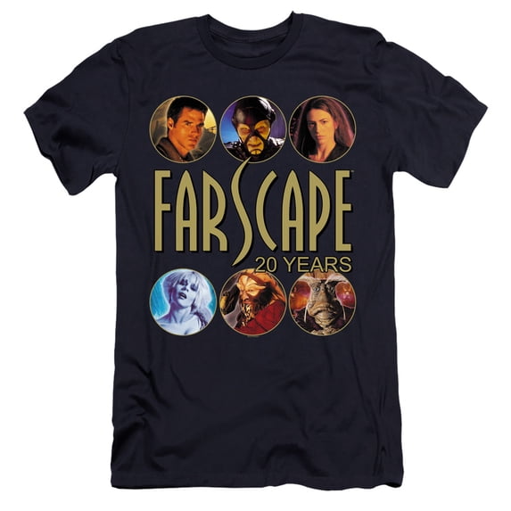 Farscape 20 Years HBO S/S Adult 30/1 T-Shirt Navy