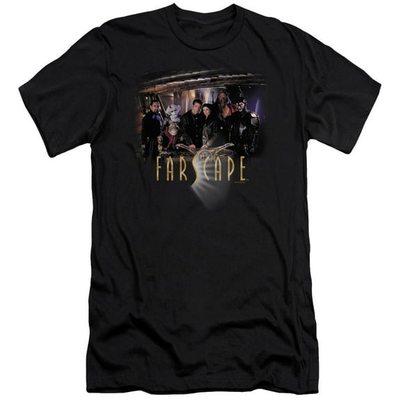 Farscape Cast S/S Adult 30/1 T-Shirt Black