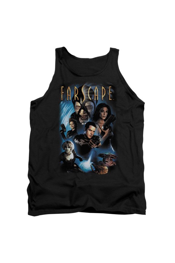 Farscape Comic Cover Adult Tank Top Black