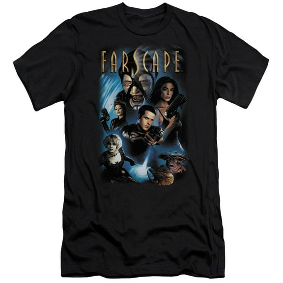 Farscape Comic Cover S/S Adult 30/1 T-Shirt Black