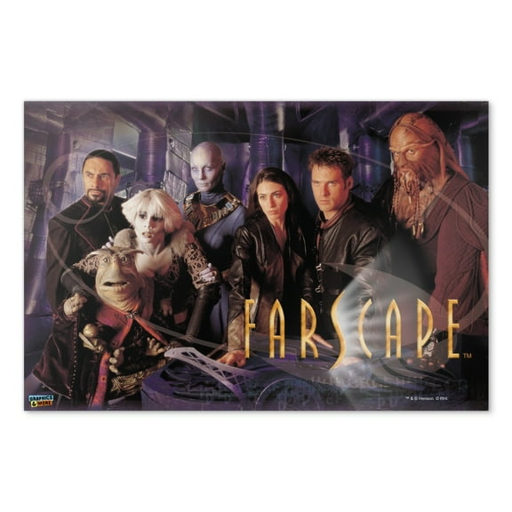 Farscape Crew Group Shot With Logo Home Business Office Sign