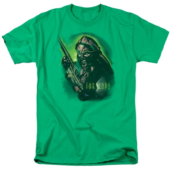 Farscape D'Argo Warrior S/S Adult 18/1 T-Shirt Kelly Green