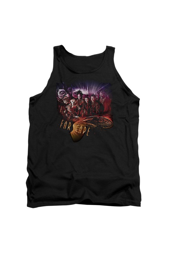 Farscape Graphic Collage Adult Tank Top Black