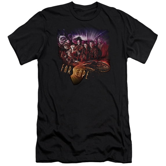 Farscape - Graphic Collage - Premium Slim Fit Short Sleeve Shirt - X-Large