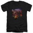 thumbnail image 1 of Farscape Graphic Collage S/S Adult V-Neck T-Shirt 30/1 T-Shirt Black, 1 of 1