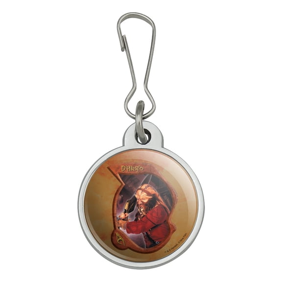 Farscape Ka D'Argo Luxan Jacket Handbag Purse Luggage Backpack Zipper Pull Charm