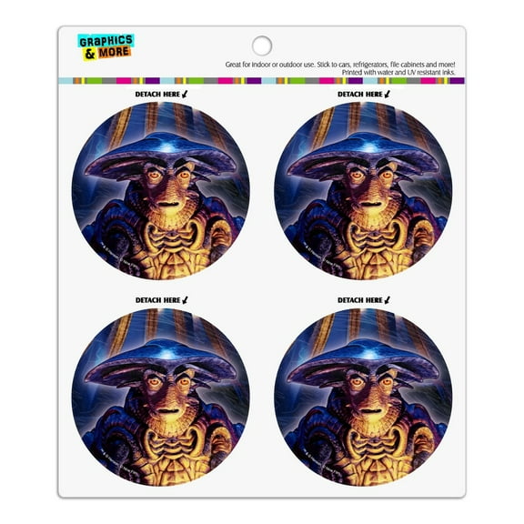 Farscape Pilot Alien Moya Refrigerator Fridge Locker Vinyl Circle Magnet Set