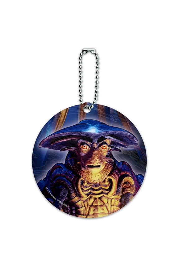 Farscape Pilot Alien Moya Round Luggage ID Tag Card Suitcase Carry-On