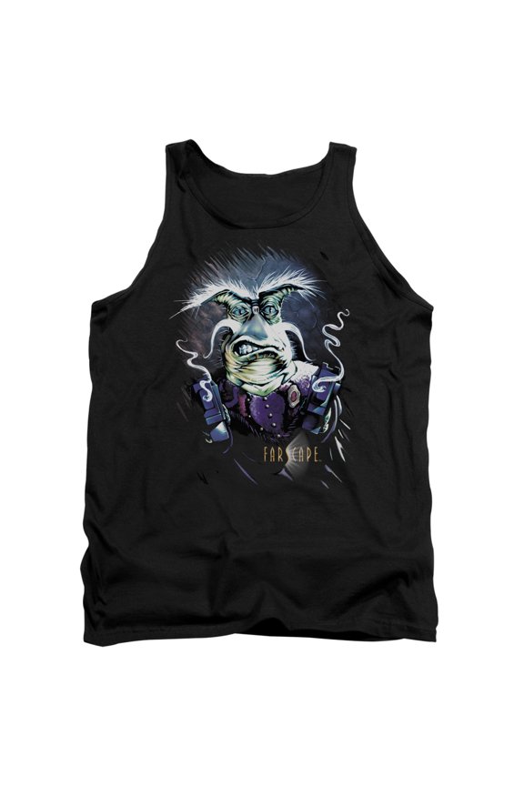 Farscape Rygel Long Sleeve Smoking Guns Adult Tank Top Black