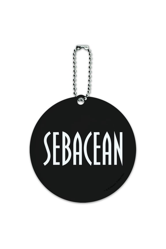 Farscape Sebacean Round Luggage ID Tag Card Suitcase Carry-On