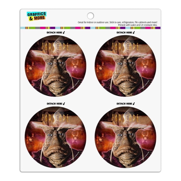 Farscape TV Show Rygel Refrigerator Fridge Locker Vinyl Circle Magnet Set