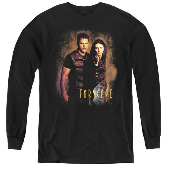 Farscape Wanted Youth Long Sleeve T-Shirt Black
