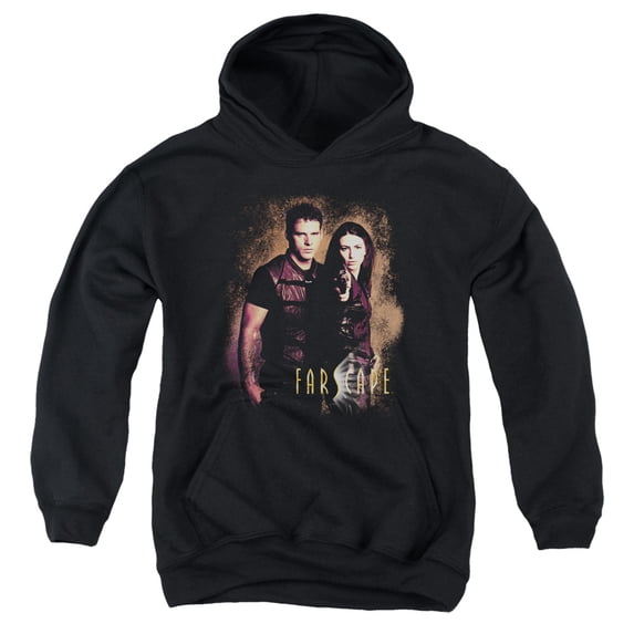 Farscape Wanted Youth Pullover Hoodie Sweatshirt Black
