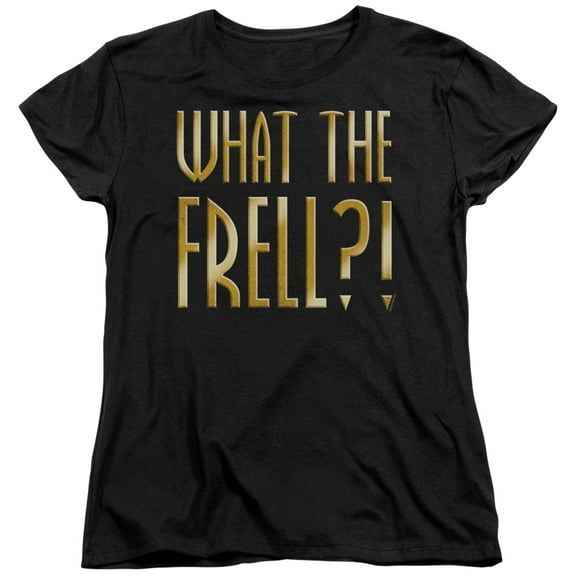 Farscape What The Frell S/S Women's T-Shirt Black