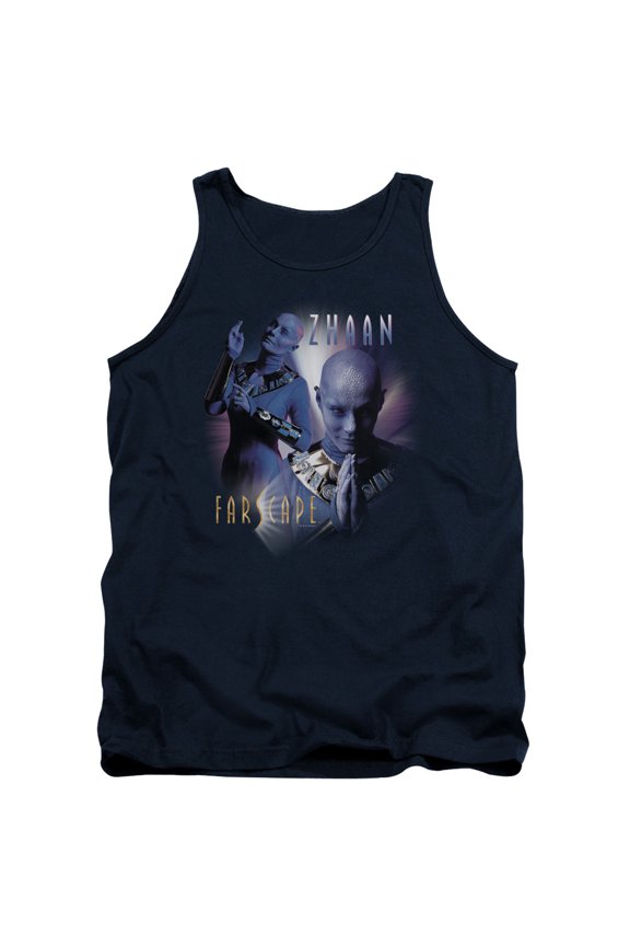 Farscape Zhaan Adult Tank Top Navy