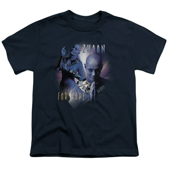 Farscape Zhaan S/S Youth 18/1 T-Shirt Navy