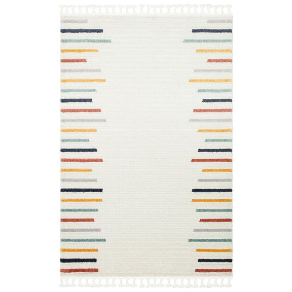 Farsund Grey Modern Area Rugs for Living Room Jacquard Textured Modern Rugs Soft Geometric Rug for Bedroom Mid Century Washable Rug Non-Slip Bohemian Carpet Perfect for Dining Room Office Beige