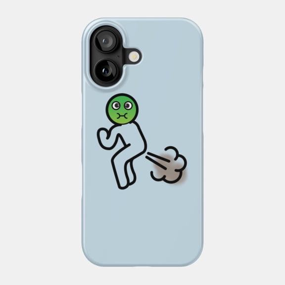 Fart Cloud Emoji Funny Graphic Protective Case for Apple iPhone 11 to 17
