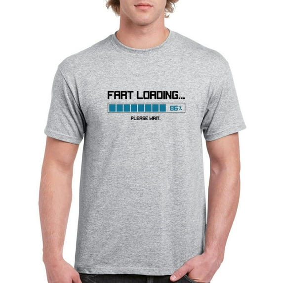 Fart Loading Men T-Shirt, Male x-Large