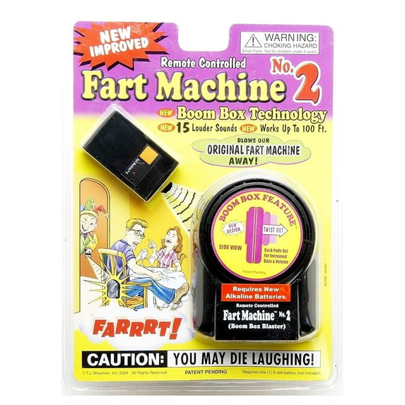 Fart Machine Child Remote Controlled Fart Machine, Black, 2 Pack