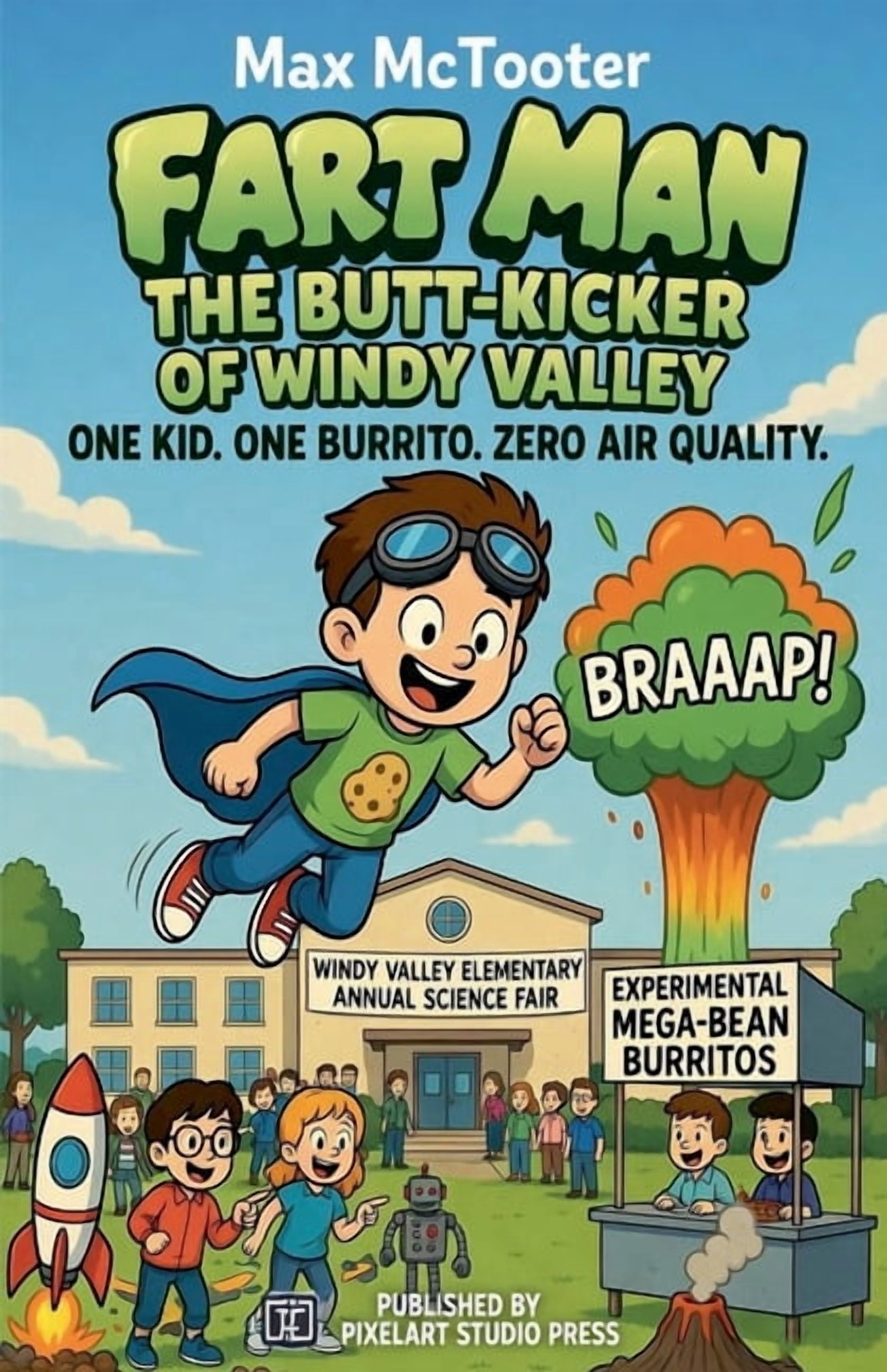 Fart Man: The Butt-Kicker of Windy Valley One Kid. One Burrito. Zero Air Quality., (Paperback)