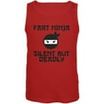 thumbnail image 1 of Fart Ninja Red Adult Tank Top - Small, 1 of 1