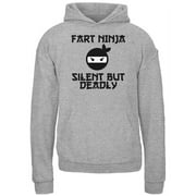 Fart Ninja SBD Youth Hoodie Storm Grey YLG