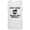 thumbnail image 1 of Fart Ninja White Adult Tank Top - Large, 1 of 1