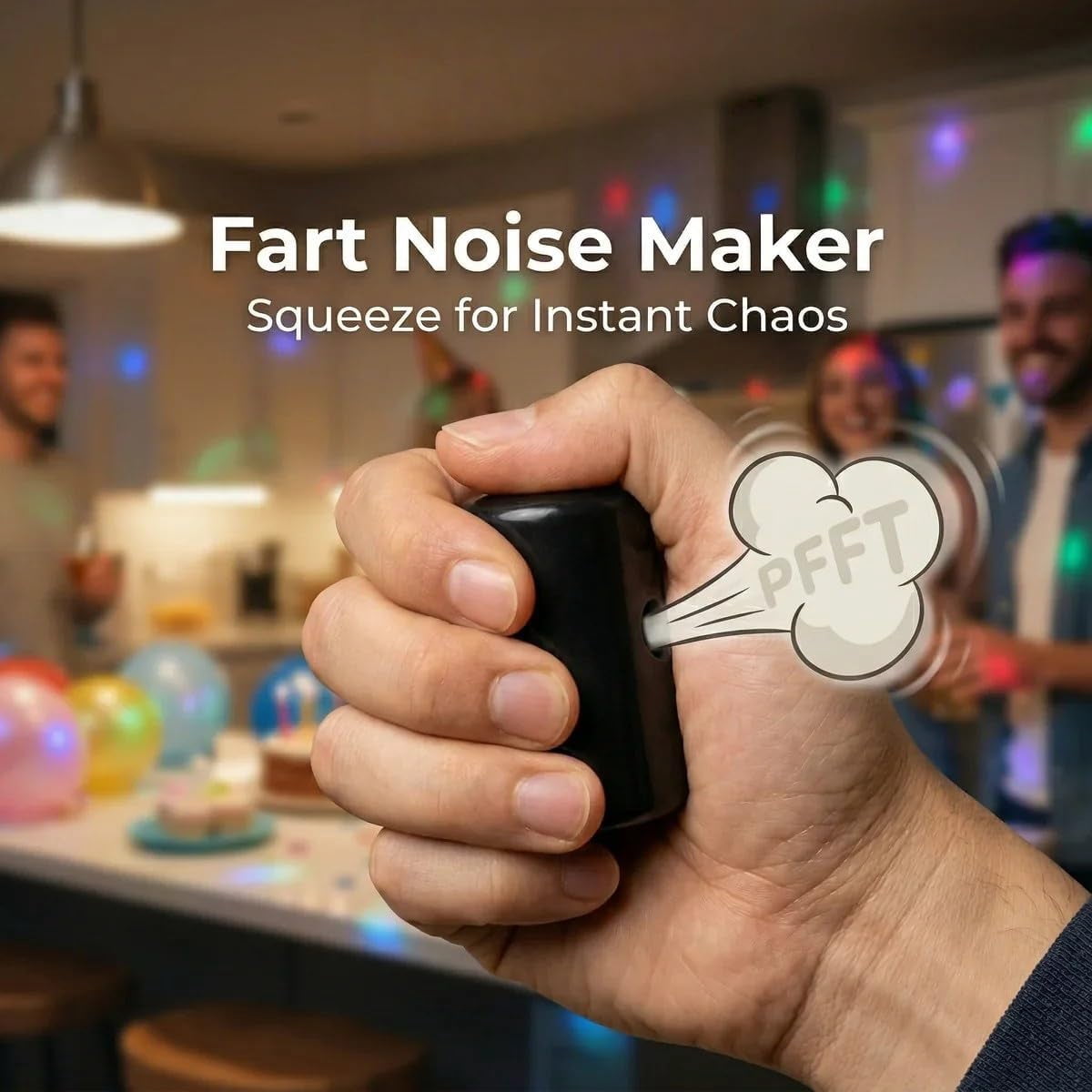 Pooter Fart Toy – Machine à Prouts Farceuse 2 Pièces – Cadeau Anniversaire Et Fêtes Pour Adultes Et Enfants
