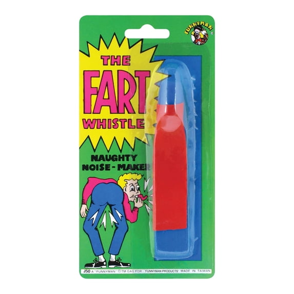 Fart Whistle General Jokes Party One Size Male Adult Red Fancy Dress Book Week Halloween