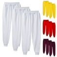 thumbnail image 1 of Fartey 3 Pack Cinch Bottom Sweatpants for Women High Waisted Drawstring Joggers with Pockets Solid Color Sweatpant for Workout Yoga Running Wine M, 1 of 4
