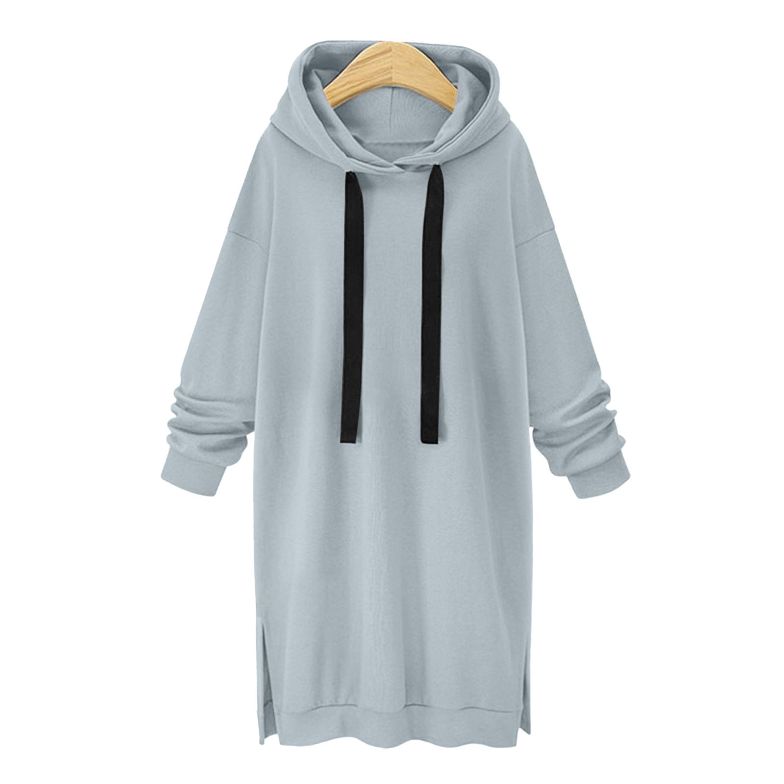 Oversize Sweat Loose Long Hoodie Parka main image 0
