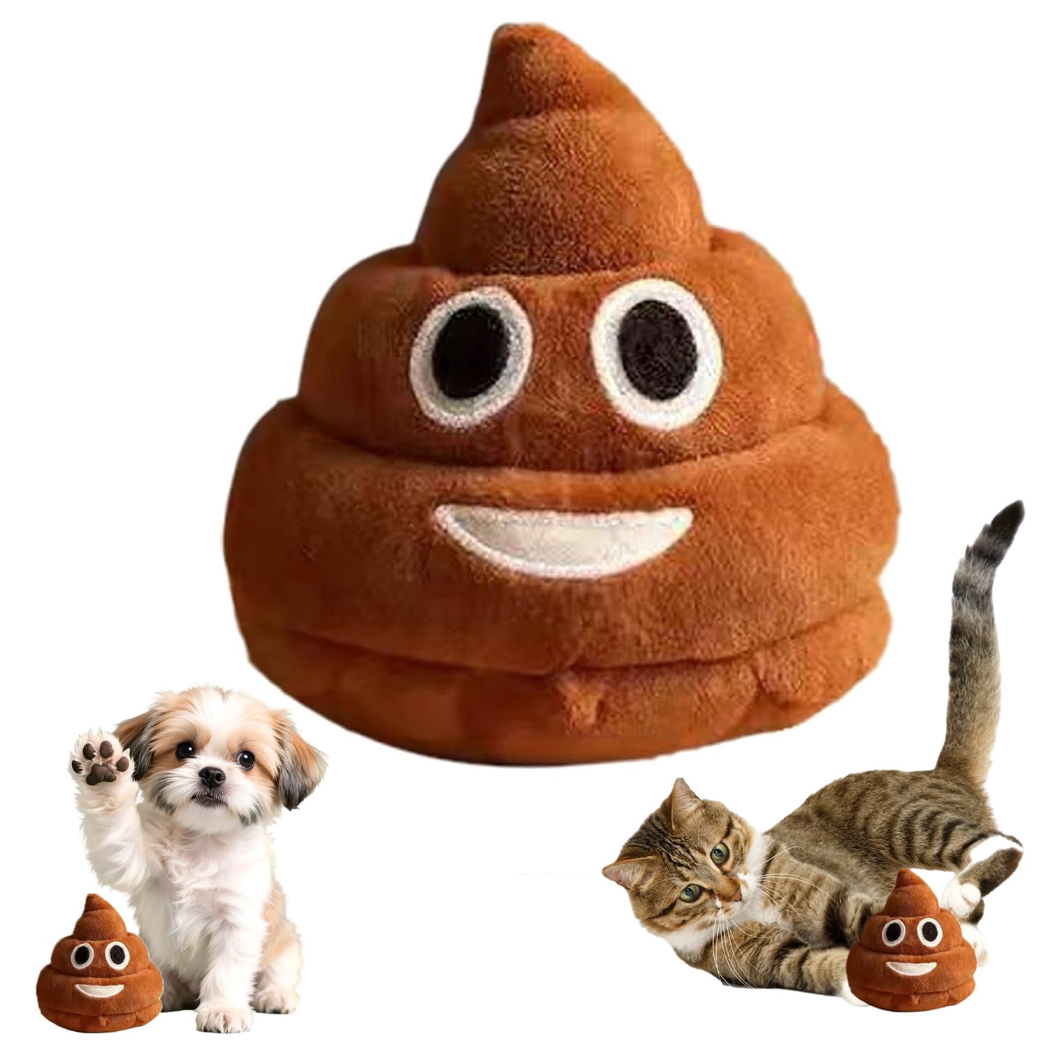 Farting Dog Toy, Funny Talking Poop Plush Toy - Makes Fart Sounds ...