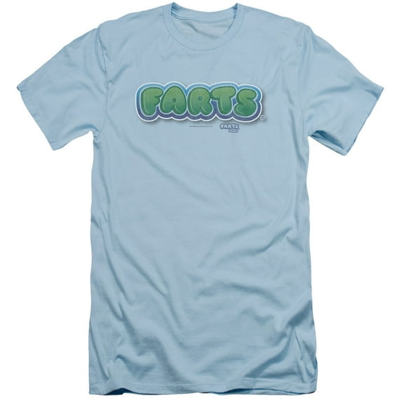 Farts Candy Logo S/S Adult 30/1 T-Shirt Light Blue