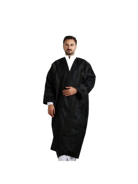 Farwa Classic - Warm Winter Coat - Cloak Arab Dress - Mens Khaleejy Islamic Arabian High-Quality Farwa 4 Different Colors