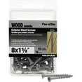 thumbnail image 1 of Fas-n-Tite Deck and Fence Wood Screws, #8 x 1-5/8", Steel, Epoxy, Phillips, Gray, 75 pack, 1 of 11