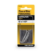 Fas-n-Tite Finish Nails, Polished Finish, Steel, 4D x 1.5"