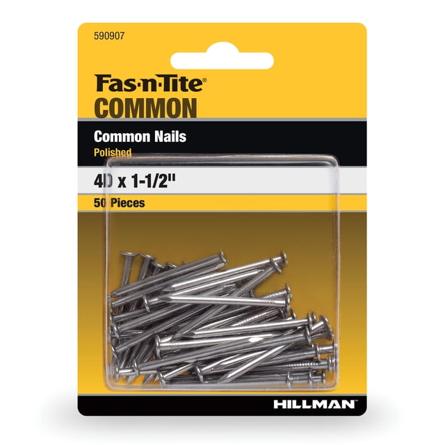 Fas-n-tite Common Nails, 4D x 1-1/2