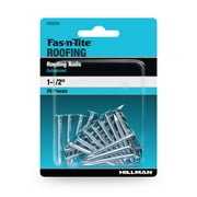 Fas-n-tite Galvanized Roof Nails, 1.5" Nails, Steel, 25 Pieces