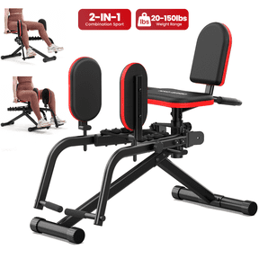 FasBrand Hip Abductor Adductor Machine, 6-Level Adjustable, Plush Padding, Compact, for Home Gym, Women and Men