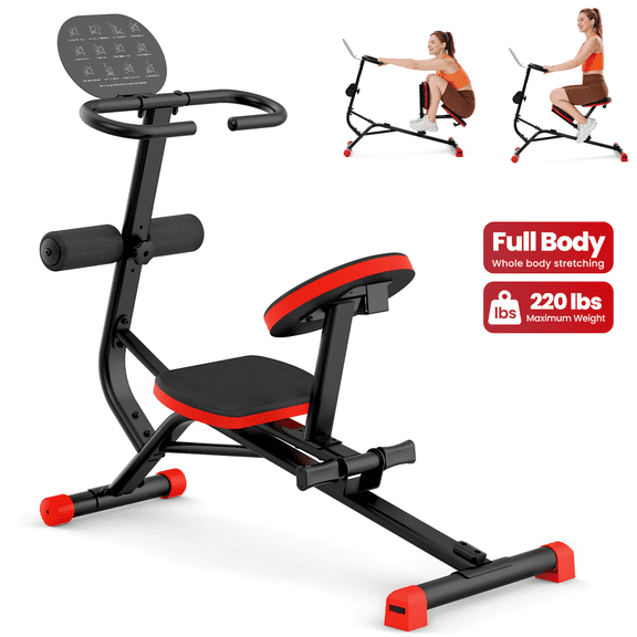 FasBrand Stretching Machine for Full Body Flexibility, Back Stretching Machine, Quiet Home Gym Stretch Machine for Lumbar Stretching, Rehab, Posture Correction, 220LB Capacity