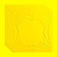 thumbnail image 1 of Fasade Art Deco 2ft x 2ft Vinyl Lay In Ceiling Tile Matte White 5pk, 1 of 2