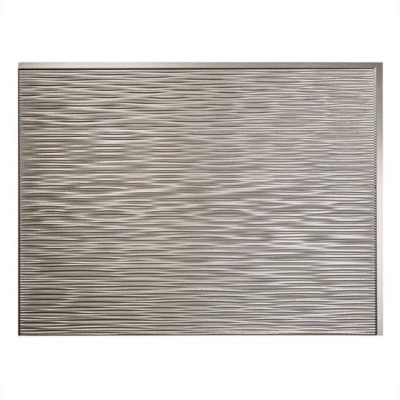 Fasade Br Nickel Ripple Panel D72-29 Pack of 5