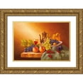 thumbnail image 1 of Fasani 14x11 Gold Ornate Wood Framed with Double Matting Museum Art Print Titled - Still-Life WITH FRUITS I, 1 of 4